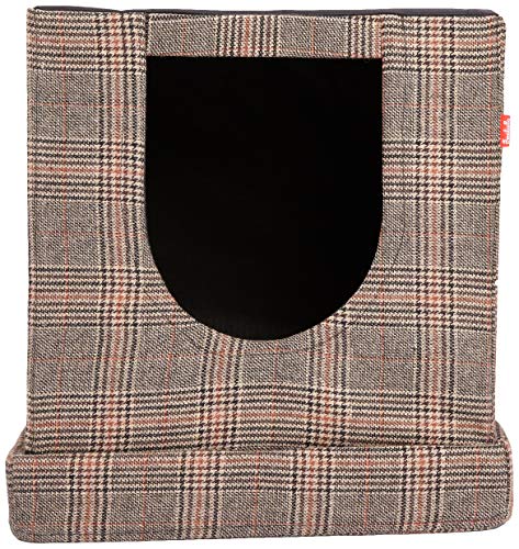 Ferribiella Hundehütte, schottisches Design, 38 x 38 x 38 cm, Orange von Ferribiella