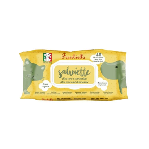 Ferribiella Wet Wipes - Aloe Vera & Chamomile Ferribiella Wet Wipes - Aloe Vera & Chamomile von Ferribiella