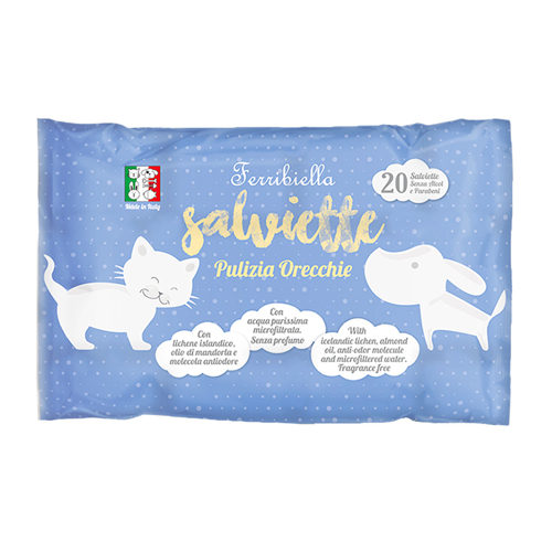Ferribiella Wet Wipes Ears - 2 x 20 Tücher Ferribiella Wet Wipes Ears - 2 x 20 Tücher von Ferribiella