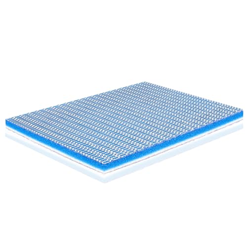 8D Filterwatte Aquarium, 30 x 40 x 2cm Filterschwamm für Aquarienfilter, Wiederverwendbar Filtermatten Zuschneidbar für Hochwirksam Wasserreinigung von Feruchun