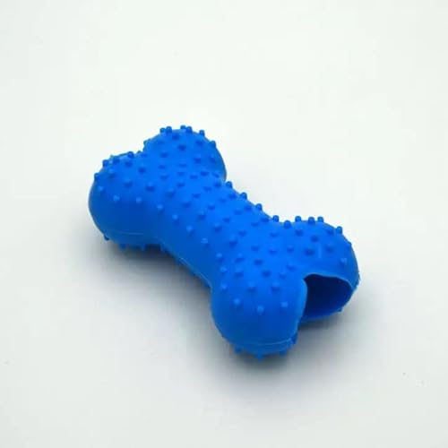 FestPreis Kauspielzeug Hundespielzeug aus Gummi Hund Zahnpflege Zerrspielzeug Knochen Blau von FestPreis