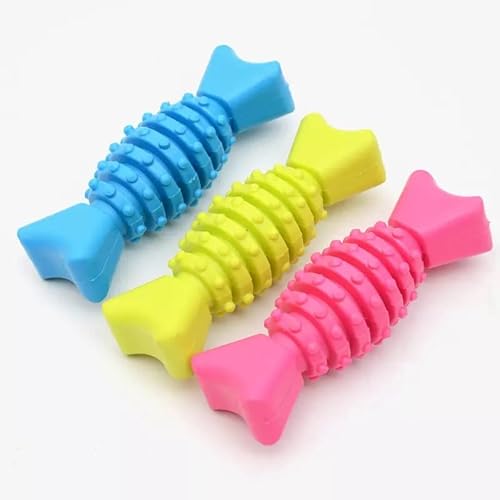FestPreis Kauspielzeug Hundespielzeug aus Gummi Hund Zerrspielzeug Zahnpflege Knochen von FestPreis