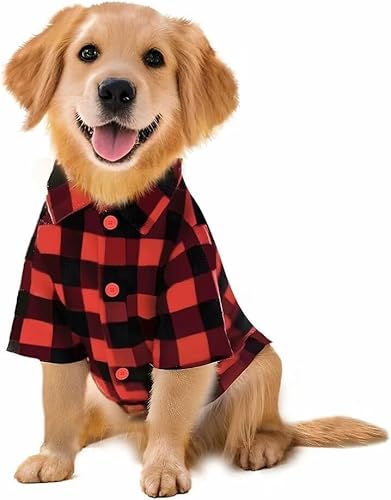 Hundeshirt Kariertes Hunde Outfit von Feuvois