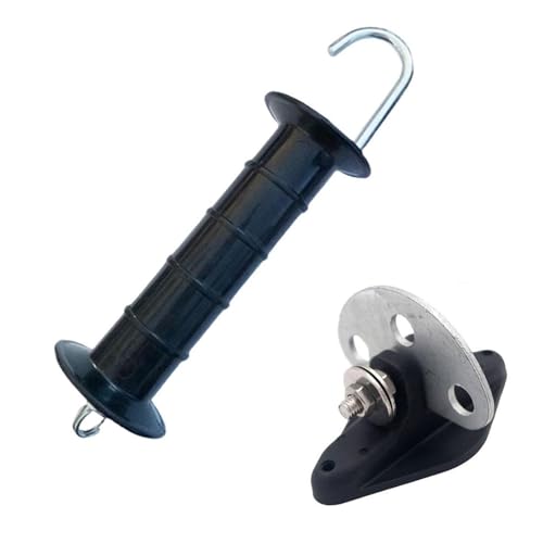 FewNvWa Ankersatz und Griffset für elektrische Zäune, direktes Ersatzteilangebot, Schwarz von FewNvWa