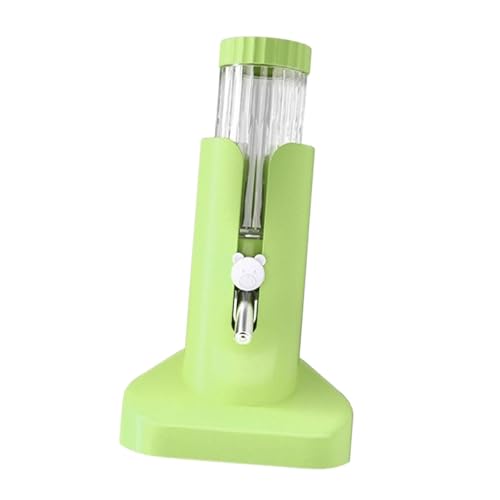 FewNvWa Automatischer Wasserspender für kleine Tiere 120 Ml, mit Basisgrün von FewNvWa