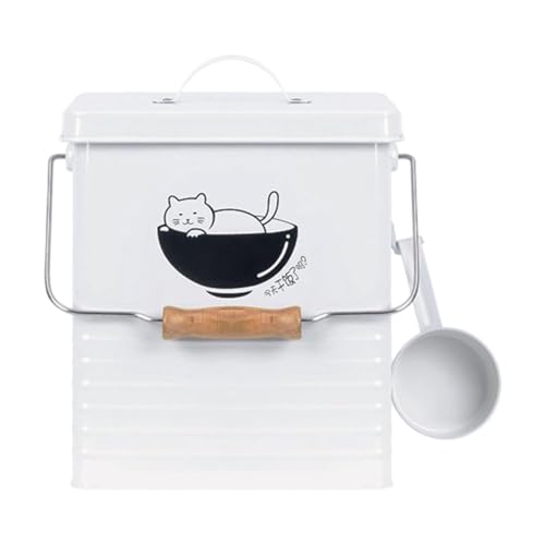 FewNvWa Behälter für Katzen Und Hundefutter, Futterspender, Luftdicht Verschlossen, Organizer für Trockenfutter, B FewNvWa Behälter für Katzen Und Hundefutter, Futterspender, Luftdicht Verschlossen, Organizer für Trockenfutter, B von FewNvWa