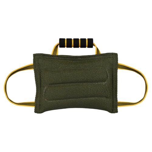 FewNvWa Bite Pillow Hunde Bite Tug Toy mit 3 Griffen Haustier Accessoires Training Hundespielzeug Hartes Pull -Spielzeug für kleine große mittelgroße Hunde, GrÜn FewNvWa Bite Pillow Hunde Bite Tug Toy mit 3 Griffen Haustier Accessoires Training Hundespielzeug Hartes Pull -Spielzeug für kleine große mittelgroße Hunde, GrÜn von FewNvWa