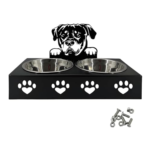 FewNvWa Erhöhter für Katzen Und Hunde, Futter Und Wasserschale für Haustiere, C von FewNvWa