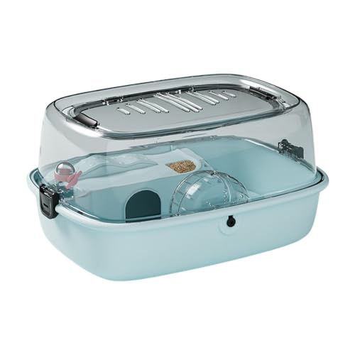 FewNvWa Großer Hamsterkäfig, Kleintierkäfig, Hamsterlebensraum, Haus für Mäuse Ratten Meerschweinchen, Blau von FewNvWa