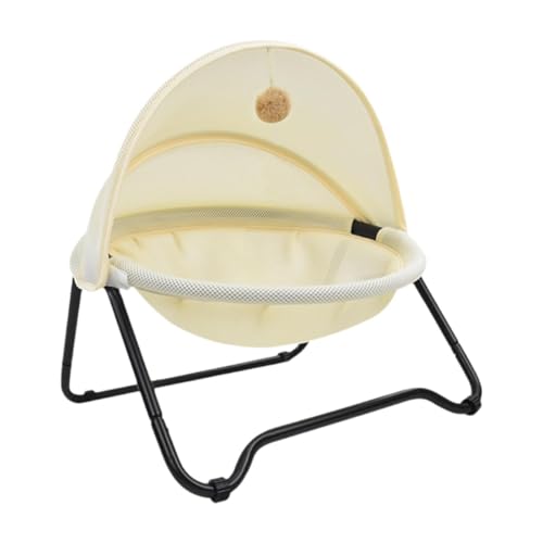 FewNvWa Hängematte für Katzen mit Erhöhtem Schlafbereich Und Abnehmbarem Design, Beige FewNvWa Hängematte für Katzen mit Erhöhtem Schlafbereich Und Abnehmbarem Design, Beige von FewNvWa