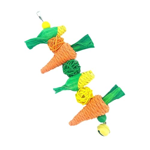 FewNvWa Hängendes Spielzeug für Papageienkäfige geeignet für Conures und Finken, 24.5x10cm von FewNvWa