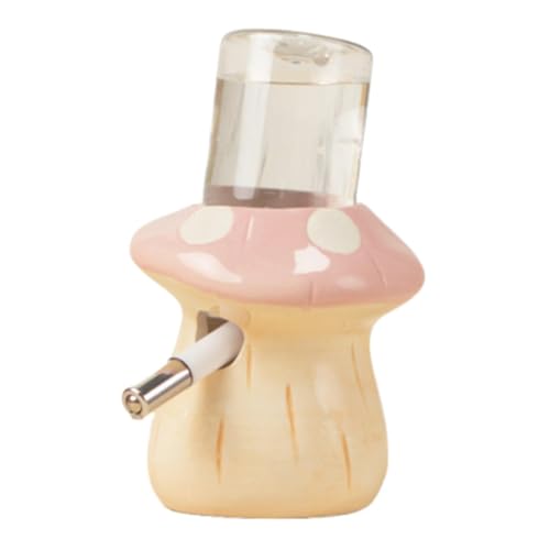 FewNvWa Hamster Trinkflasche mit Halterung für Kleine Tiere Wie Chinchilla Und Frettchen, Rosa von FewNvWa