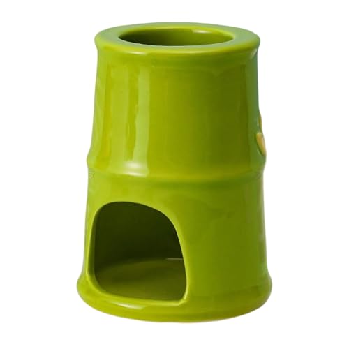 FewNvWa Hamster Versteck für Kleine Tiere, Lebensraum für Chinchillas Und Kaninchen, 9x9x12cm von FewNvWa