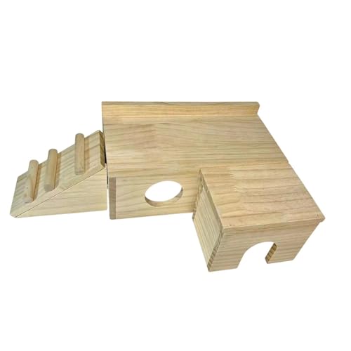 FewNvWa Hamsterhaus, Käfigzubehör, Hamsterversteck, Holzhütte für Mäuse, Lemminge, kleine Haustiere, C FewNvWa Hamsterhaus, Käfigzubehör, Hamsterversteck, Holzhütte für Mäuse, Lemminge, kleine Haustiere, C von FewNvWa