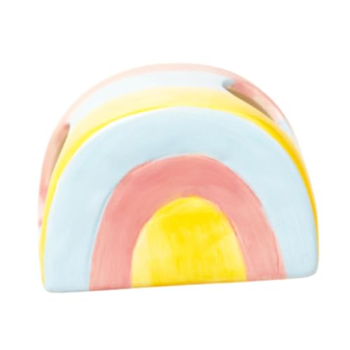 FewNvWa Hamsterunterkunft für Kleine Tiere, Regenbogenform, Versteck für Rennmäuse Und Igel, 11cmx7cmx7.5cm von FewNvWa
