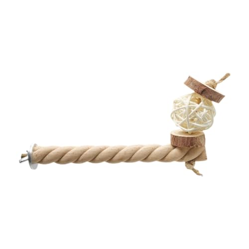 FewNvWa Holzspielzeug für Vögel, Kletterzweig für Papageien Und Finken von FewNvWa
