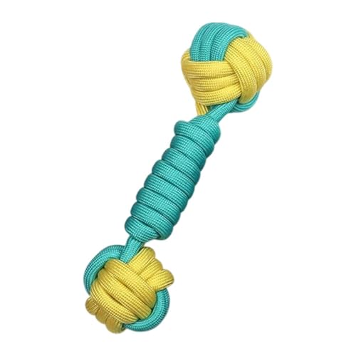 FewNvWa Hunde Knotenball Spielzeug für Interaktives Training Und Wurf, 24cmx6cm Gelbblau FewNvWa Hunde Knotenball Spielzeug für Interaktives Training Und Wurf, 24cmx6cm Gelbblau von FewNvWa