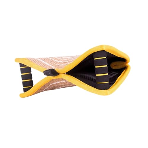 FewNvWa Hundebisskissen, Jute Hundebisshülse, Welpentraining, Bequemes Hundebisskeil beißkissen für Mastiff, Rottweiler FewNvWa Hundebisskissen, Jute Hundebisshülse, Welpentraining, Bequemes Hundebisskeil beißkissen für Mastiff, Rottweiler von FewNvWa