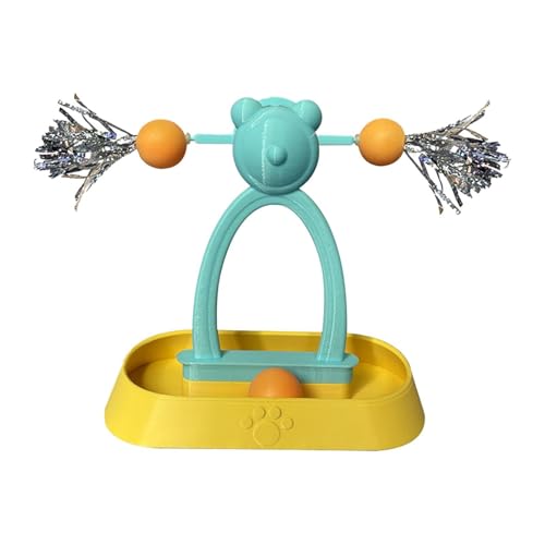 FewNvWa Interaktives Windmühlen Katzenspielzeug für Zuhause, Spielgeschenk für Gelangweilte, Rotierende Katzen Teaser FewNvWa Interaktives Windmühlen Katzenspielzeug für Zuhause, Spielgeschenk für Gelangweilte, Rotierende Katzen Teaser von FewNvWa
