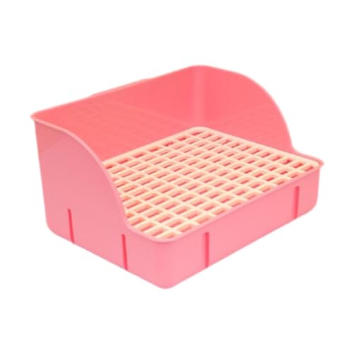 FewNvWa Kaninchenstreu Box, Toilettenlösung für Haustiere, Ecktoilettenbehälter für Chinchillas Und Hamster, Rosa FewNvWa Kaninchenstreu Box, Toilettenlösung für Haustiere, Ecktoilettenbehälter für Chinchillas Und Hamster, Rosa von FewNvWa
