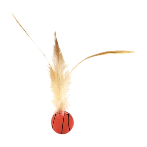 FewNvWa Katzen Spielzeug mit Federball, Interaktives Indoor Spielzeug für Haustiere, Basketball FewNvWa Katzen Spielzeug mit Federball, Interaktives Indoor Spielzeug für Haustiere, Basketball von FewNvWa