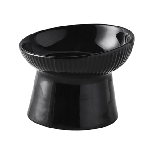 FewNvWa Katzenfutternapf mit Neigung, Futter Und Wassernapf für Katzen, Schützt Den Hals, Schwarz FewNvWa Katzenfutternapf mit Neigung, Futter Und Wassernapf für Katzen, Schützt Den Hals, Schwarz von FewNvWa