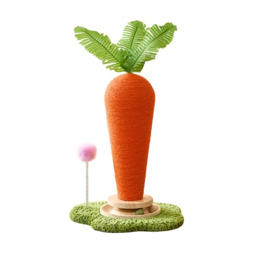 FewNvWa Katzenkratzbaum mit Spielball, Vertikaler Kratzbaum für Kätzchen Und Katzen, 34x61cm FewNvWa Katzenkratzbaum mit Spielball, Vertikaler Kratzbaum für Kätzchen Und Katzen, 34x61cm von FewNvWa