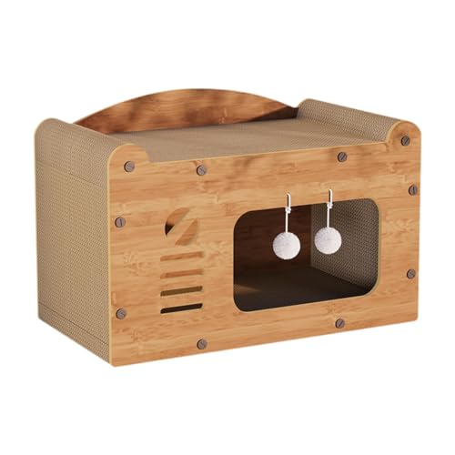 FewNvWa Katzenkratzbrett Aus Karton für Hauskatzen, Katzenhöhle, Katzenbett, Loungebett, Katzenkratzunterlage Zum Ausruhen von Katzenkätzchen FewNvWa Katzenkratzbrett Aus Karton für Hauskatzen, Katzenhöhle, Katzenbett, Loungebett, Katzenkratzunterlage Zum Ausruhen von Katzenkätzchen von FewNvWa