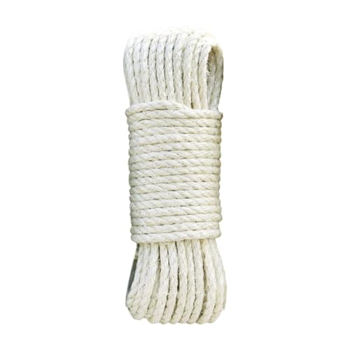 FewNvWa Katzenkratzpost Sisal Seil, DIY Handwerk für Katzen, Weiß von FewNvWa