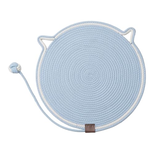 FewNvWa Katzenspielzeug Kratzmatte für Katzen mit Interaktiver Spielkugel Und Kratzpolster, Hellblau FewNvWa Katzenspielzeug Kratzmatte für Katzen mit Interaktiver Spielkugel Und Kratzpolster, Hellblau von FewNvWa