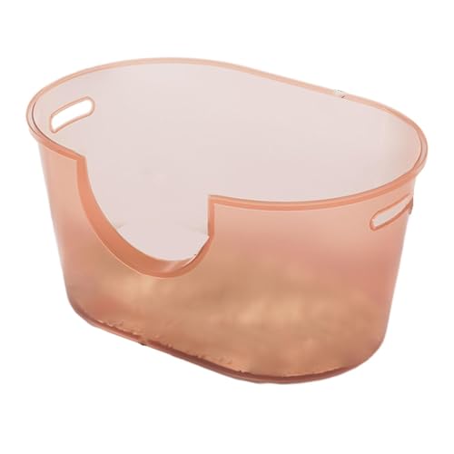 FewNvWa Katzentoilette mit Hohen Seiten, Pflege für Kleine Hunde Und Kätzchen, Schmutziges Rosa FewNvWa Katzentoilette mit Hohen Seiten, Pflege für Kleine Hunde Und Kätzchen, Schmutziges Rosa von FewNvWa
