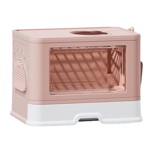 FewNvWa Katzentoilette mit Sieb, Einfach zu Handhabendes Katzenbettbecken für Kätzchen, Rosa FewNvWa Katzentoilette mit Sieb, Einfach zu Handhabendes Katzenbettbecken für Kätzchen, Rosa von FewNvWa