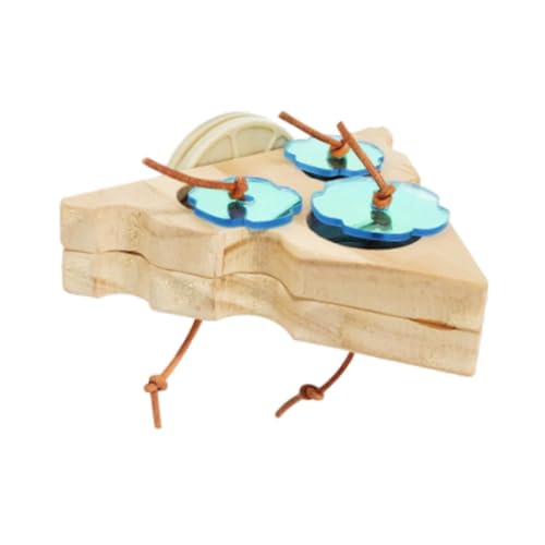 FewNvWa Papageienfutterstation mit Spielzeug für Vögel, Dreieck von FewNvWa