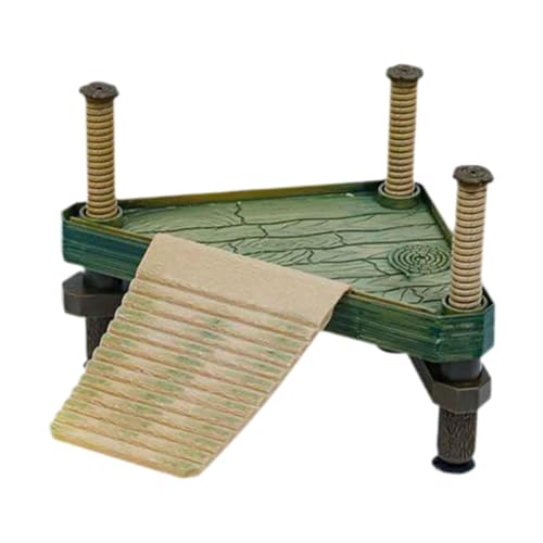 FewNvWa Schildkröte Terrasse Schildkröte ruhen Sich die Plattform Turtle Rasting Plattform Reptilien Rampenrampe für Schildkröten, 35x23.5x28.5 cm von FewNvWa