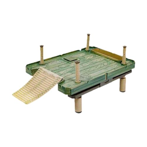 FewNvWa Schildkröte Terrasse Schildkröte ruhen Sich die Plattform Turtle Rasting Plattform Reptilien Rampenrampe für Schildkröten, 40.5x27.5 cm von FewNvWa