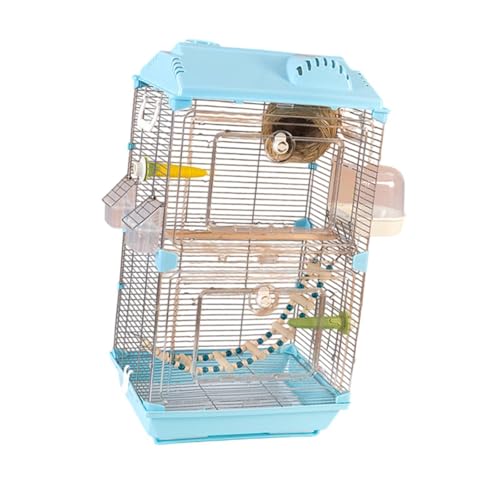 FewNvWa Vogelkäfig für Papageien mit transparentem Acryl und Zubehör für kleine Vögel, Blau FewNvWa Vogelkäfig für Papageien mit transparentem Acryl und Zubehör für kleine Vögel, Blau von FewNvWa