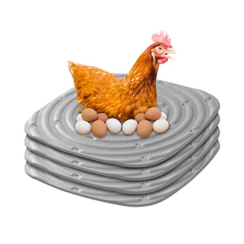Feziwurs Nistunterlagen | Hühnerbox-Matten – wiederverwendbare Hühnereinstreu für Stall, tragbare Hühner-Legeboxen, Unterlage für Hühner, Eier legen, Nistkästen von Feziwurs