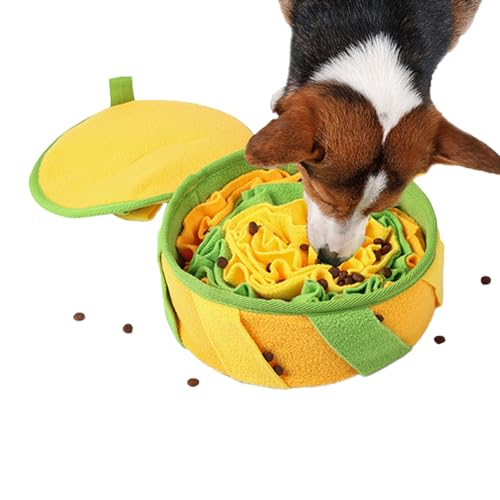 Feziwurs Schnüffelmatte für Hunde | Hundegraben Spielzeug – Leckerli-Spender für große, mittelgroße und kleine Rassen, Hundeanreicherungsspielzeug, fördert natürliche Futtersuche von Feziwurs