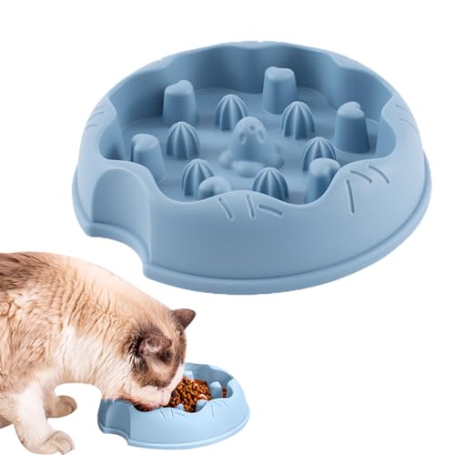 Feziwurs Slow Feeder Bowl - Anti-Choking Puzzle Hundefutterschalen - Anti-Rutsch-Futterschale Katze Puzzle Feeder, Gesunde Ernährung Haustier Schüssel für kleine, mittlere und große Haustiere von Feziwurs