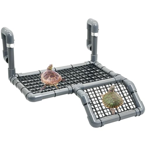 Fhiny Hängende Schildkröte Sonnenplattform, Kunststoff-Schildkröten-Dock, Sonnenbereich mit Kletterrampe, höhenverstellbar, Schildkröte, schwimmendes Dock, Schildkröte, Tankzubehör, Dekoration für Fhiny Hängende Schildkröte Sonnenplattform, Kunststoff-Schildkröten-Dock, Sonnenbereich mit Kletterrampe, höhenverstellbar, Schildkröte, schwimmendes Dock, Schildkröte, Tankzubehör, Dekoration für von Fhiny