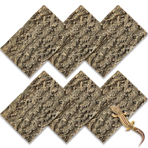 Fhiny Korkrinden-Hintergrund, 29,5 x 19,6 cm, natürliche Korkrinde für Reptilien, Bartdrachen, Kletterhintergrund, Terrarium, Lebensraum, Wanddekoration, Zubehör für Schildkröte, Gecko, Eidechse, Fhiny Korkrinden-Hintergrund, 29,5 x 19,6 cm, natürliche Korkrinde für Reptilien, Bartdrachen, Kletterhintergrund, Terrarium, Lebensraum, Wanddekoration, Zubehör für Schildkröte, Gecko, Eidechse, von Fhiny