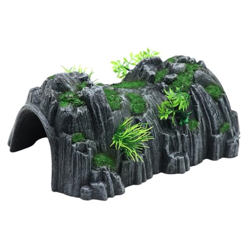 Fhkpsqkcn Harze Schildkröten Hideaways Shelter Climb Fishtanks Aquarien Ornamente Für Schildkröten Amphibien Schildkröten von Fhkpsqkcn