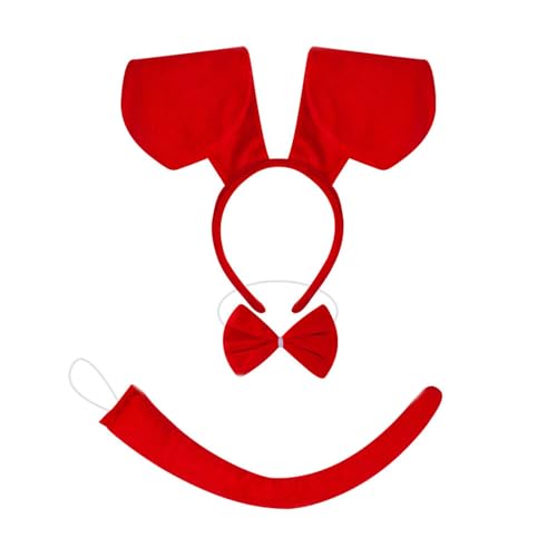 Hundekostümzubehör Pelzige Hund Stirnband Hund Kostüme Dekore Requisiten Hundekleid Tierkostüm Kinder Erwachsener Für Cosplays von Fhkpsqkcn