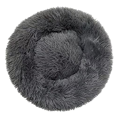 Fhodigogo Rundes Katzenbett Donut Katzenbett Donut Bett Hund Hundebetten Kleine Hunde Hundebetten Dog Bed Hundebett Grosse Hunde Katzenbetten Flauschig Anzug Für 6KG von Fhodigogo