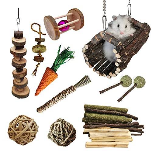 Fhsqwernm Hamster Nager Spielzeug Set Rennmaus Brücke Hängematte Haustier Karottenhaus für Frettchen Hamster Meerschweinchen Spielzeug Fhsqwernm Hamster Nager Spielzeug Set Rennmaus Brücke Hängematte Haustier Karottenhaus für Frettchen Hamster Meerschweinchen Spielzeug von Fhsqwernm