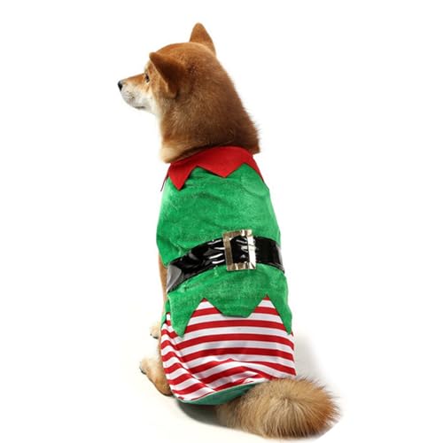 Fhsqwernm Hundeweste Kleidung Weihnachtskostüm Große Hunde (Rot + Kleidung In Rot Bekleidung Fhsqwernm Hundeweste Kleidung Weihnachtskostüm Große Hunde (Rot + Kleidung In Rot Bekleidung von Fhsqwernm