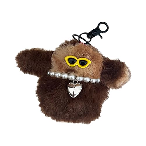 Sonnenbrille Hundepuppen Cartoon Rucksack Anhänger Pendellanpendel Gefüllt von Fhsqwernm