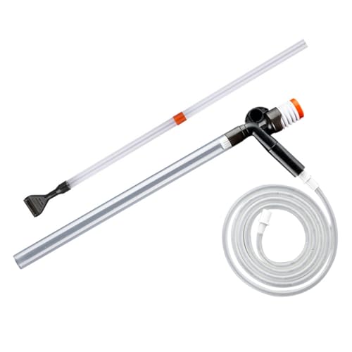 Fiauli Aquarium Wasserwechslerwechsler Sandwaschmaschinen Kiesreiniger Kit Fischtank Vakuum mit Luftdruckknopf Siphon -Werkzeugdämpferablagerung 1 Satz von Fiauli
