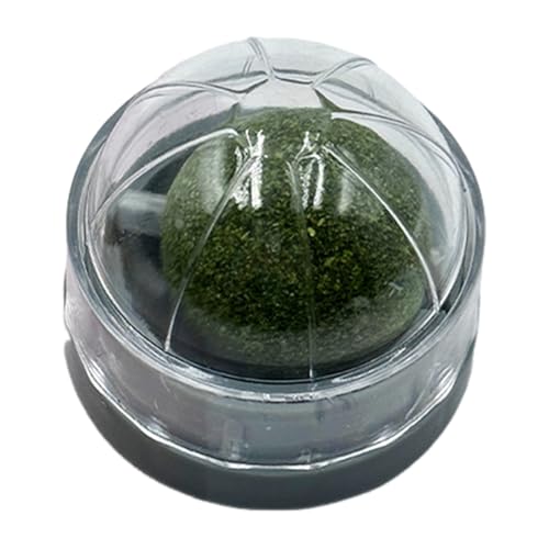 Fiauli Catnip Snack Ball 360-Grad rotatable Selbstklebende, wandmontierte interaktive Katzenspielzeug umweltfreundlich für Katzen, die neckende Haustier lecken Grau von Fiauli