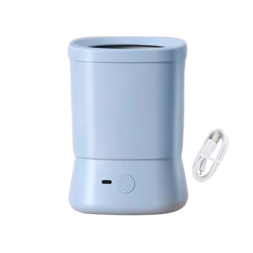 Fiauli Haustierpfotenreinigungswerkzeughundreiniger für kleine Hunde Automatisch USB -wiederaufladbare Silikon -Waschbecher mittelgroße Katzen tragbare Schlammentferner mit weichem Blau Fiauli Haustierpfotenreinigungswerkzeughundreiniger für kleine Hunde Automatisch USB -wiederaufladbare Silikon -Waschbecher mittelgroße Katzen tragbare Schlammentferner mit weichem Blau von Fiauli